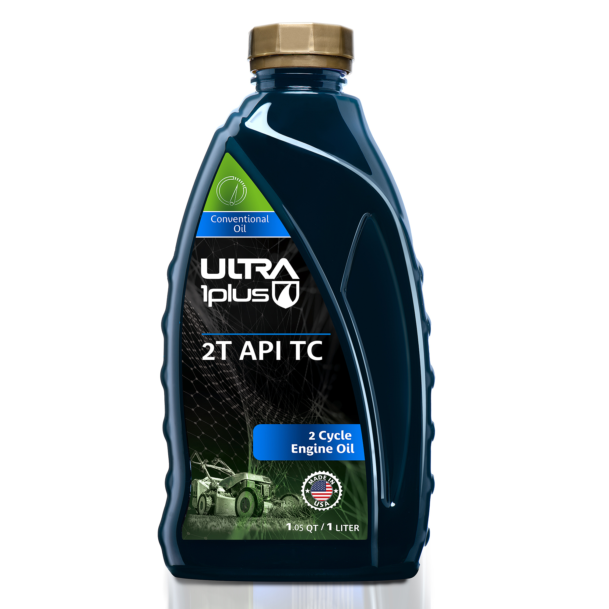 Ultra1Plus Conventional 2T Motor Oil - 1-Qt., API TC, High Performance, Model# UL407